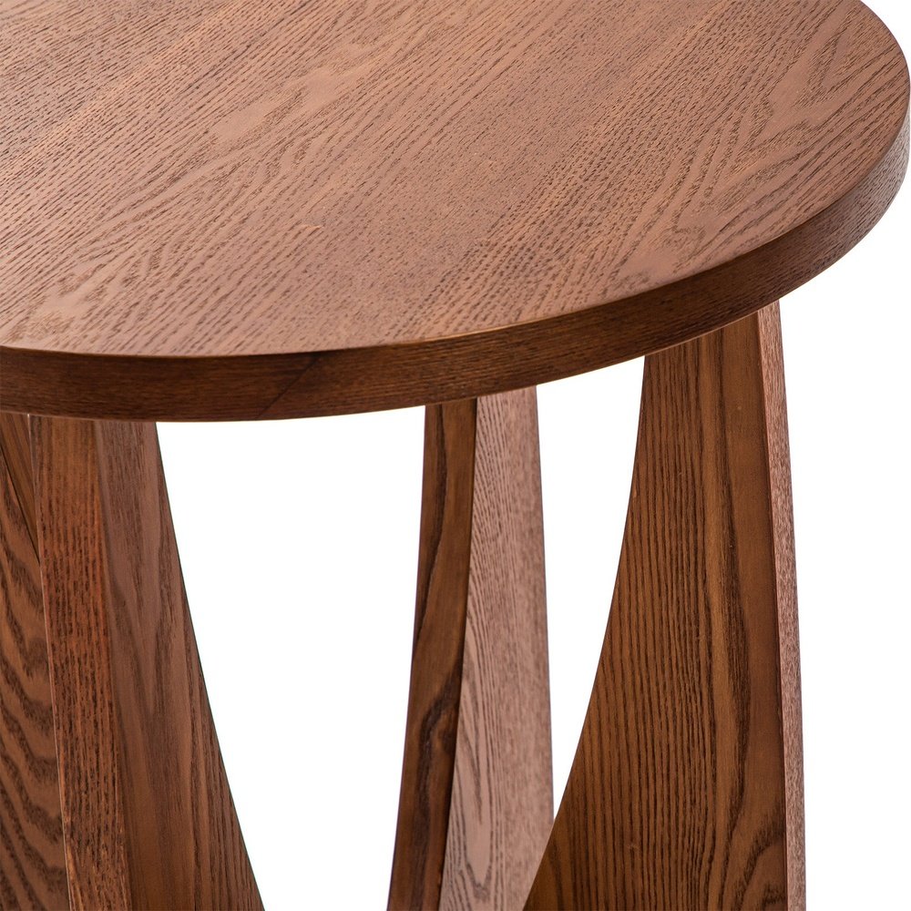 Product photograph of Liang Eimil Borne Side Table - Classic Brown Ash from Olivia's.
