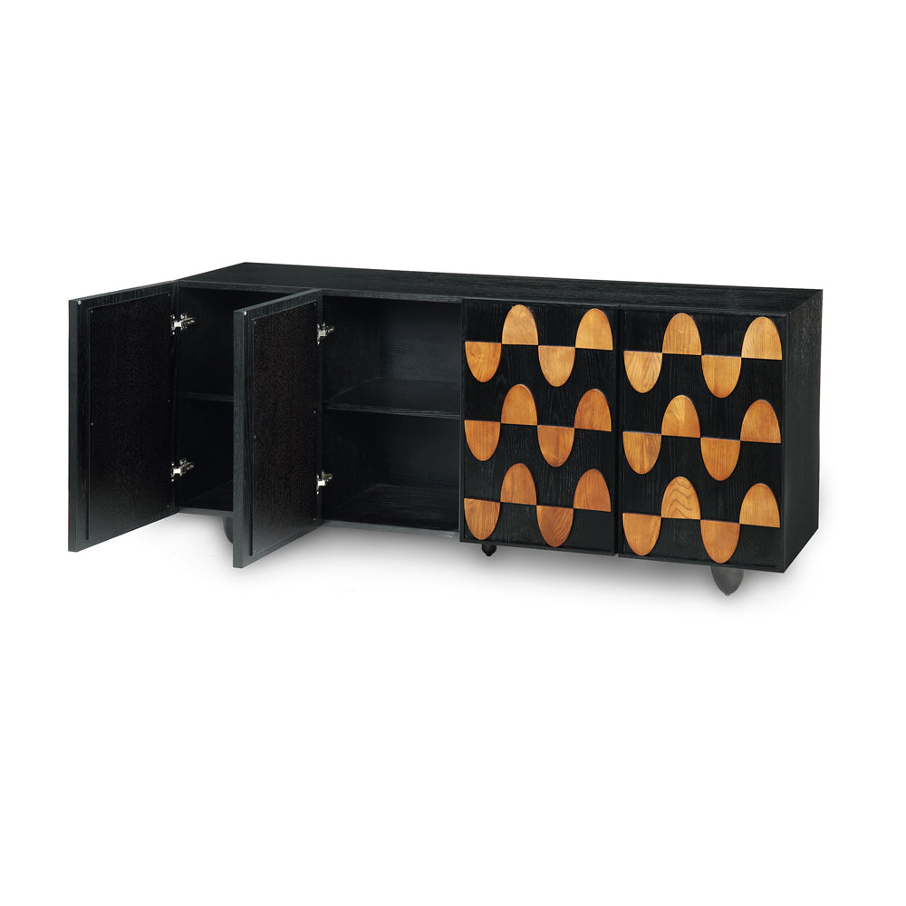 Product photograph of Liang Eimil Mansour Sideboard - Wenge Classic Brown from Olivia's.