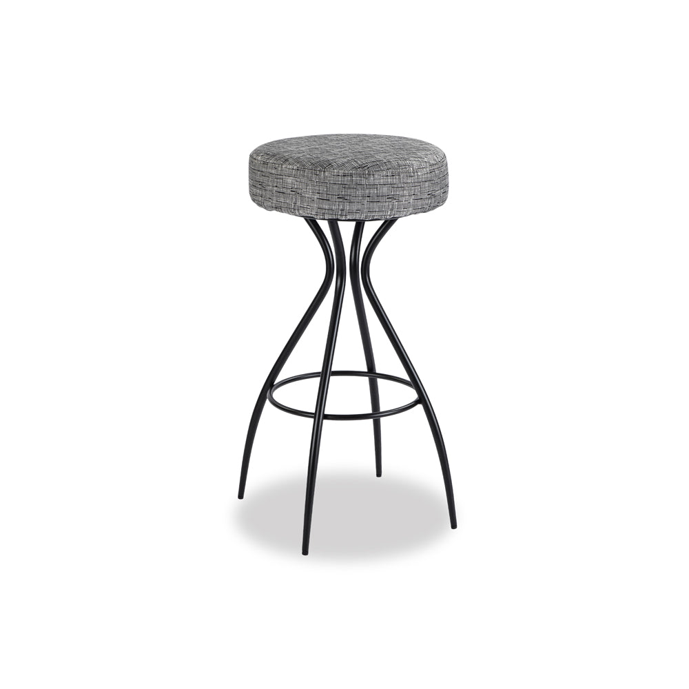 Product photograph of Liang Eimil Hydra Bar Stool Boucle Grey from Olivia's
