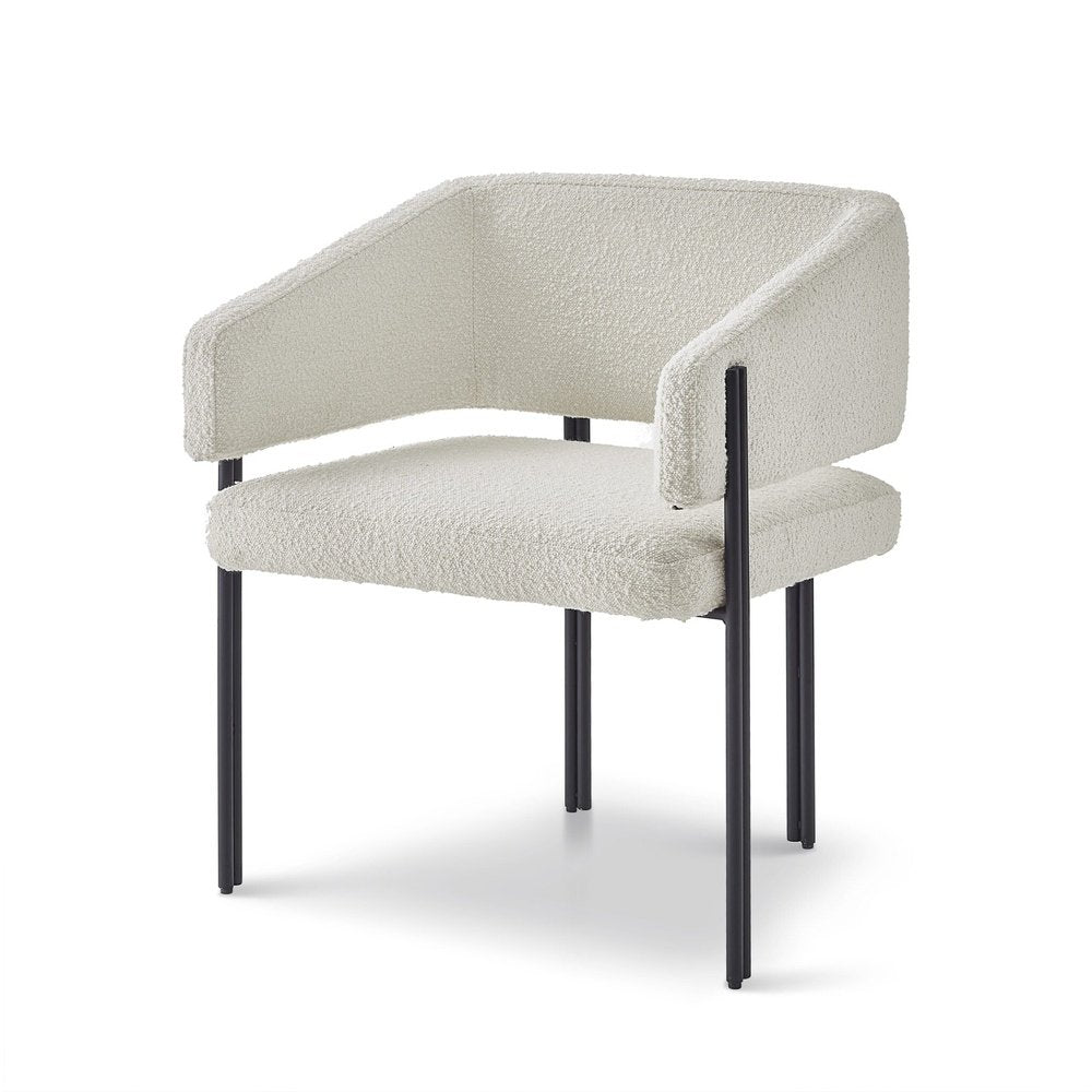 Product photograph of Liang Eimil Tatler Dining Chair - Boucle Sand from Olivia's