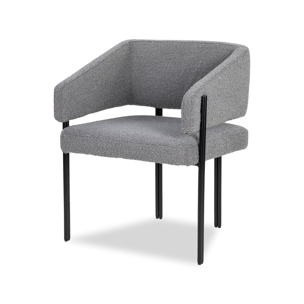 Product photograph of Liang Eimil Tatler Dining Chair - Boucle Grey S from Olivia's