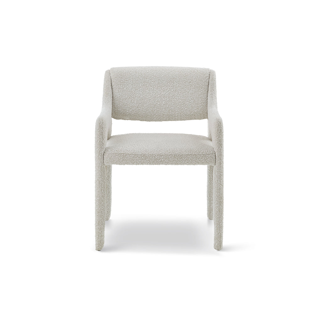 Product photograph of Liang Eimil Godard Dining Chair - Boucle Sand from Olivia's.