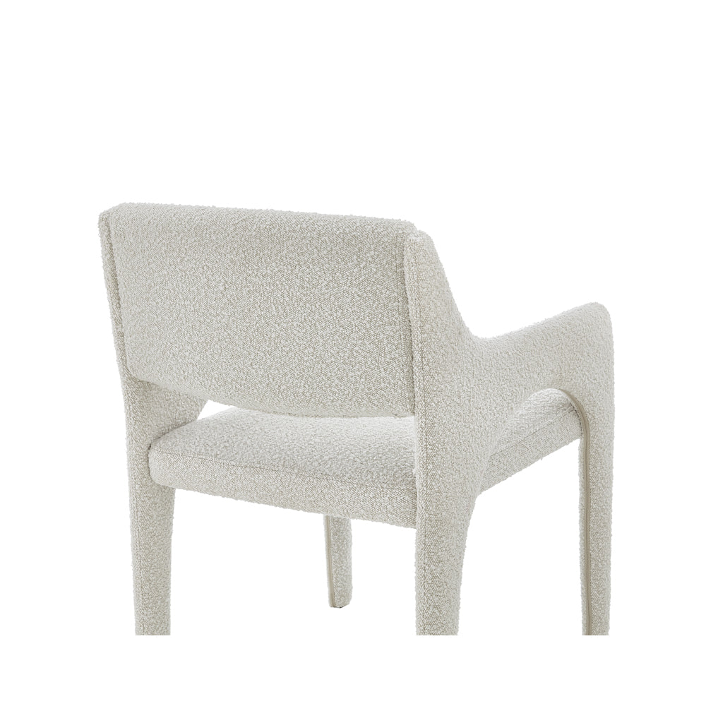 Product photograph of Liang Eimil Godard Dining Chair - Boucle Sand from Olivia's.