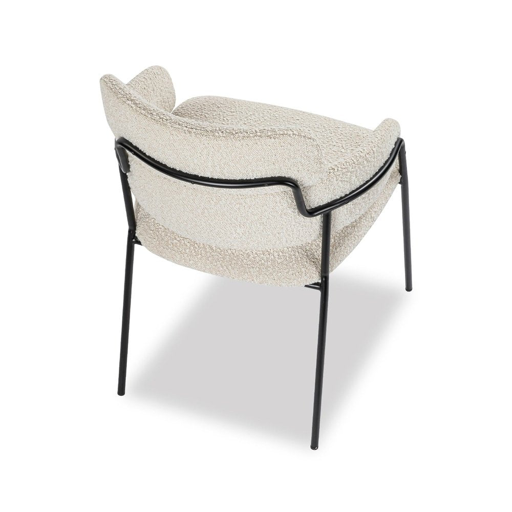 Product photograph of Liang Eimil Alice Dining Chair - Boucle Sand from Olivia's.