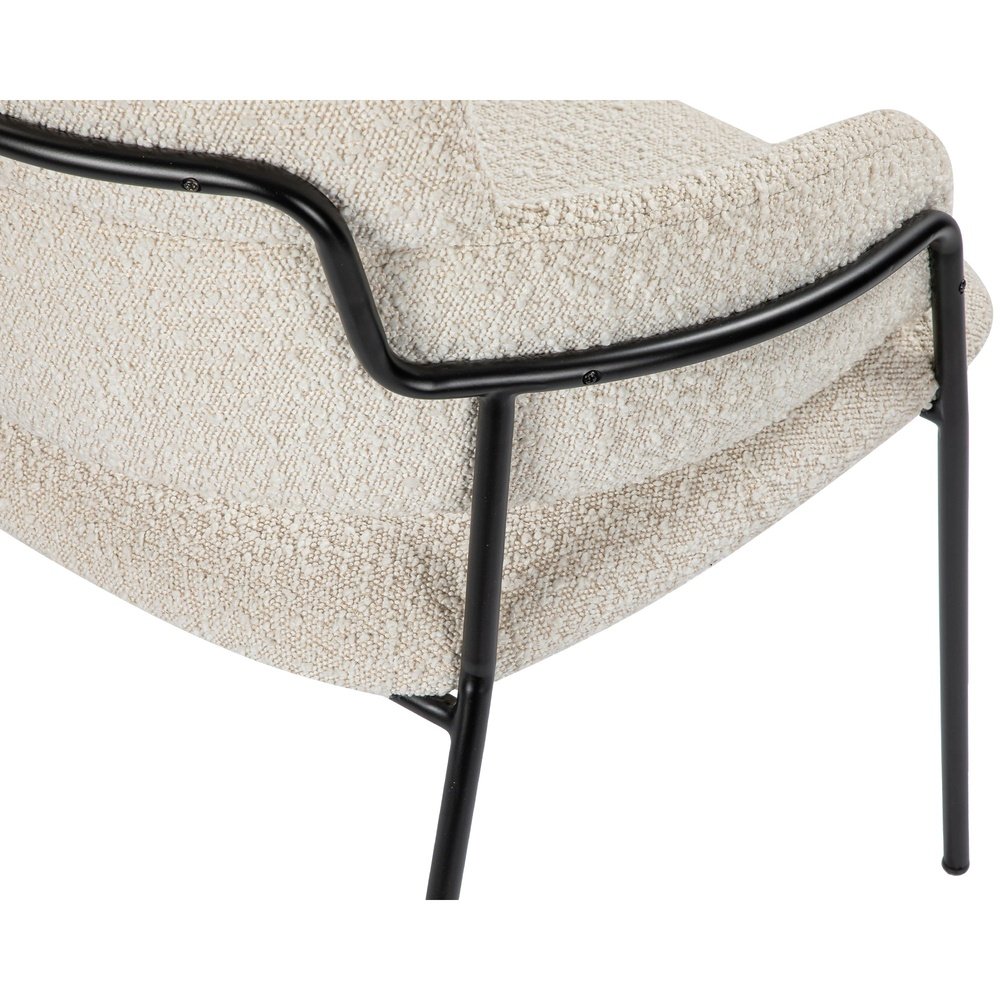 Product photograph of Liang Eimil Alice Dining Chair - Boucle Sand from Olivia's.