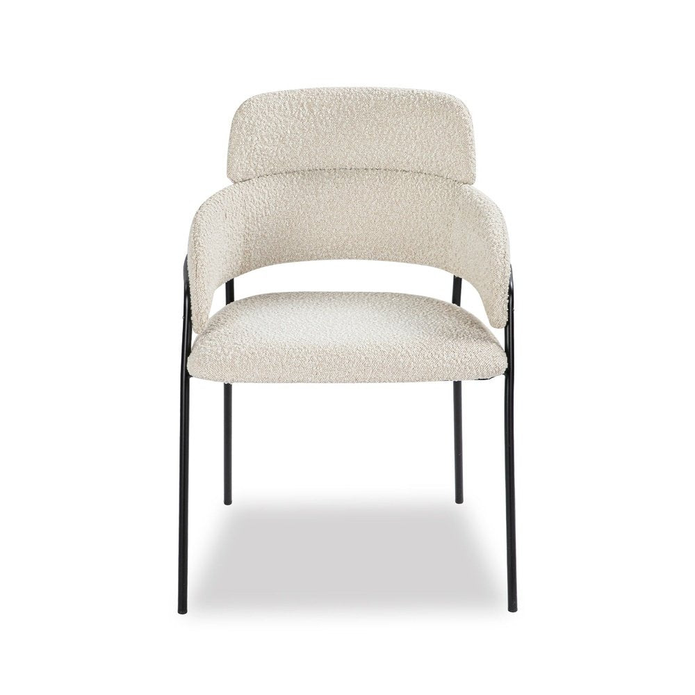 Product photograph of Liang Eimil Alice Dining Chair - Boucle Sand from Olivia's.