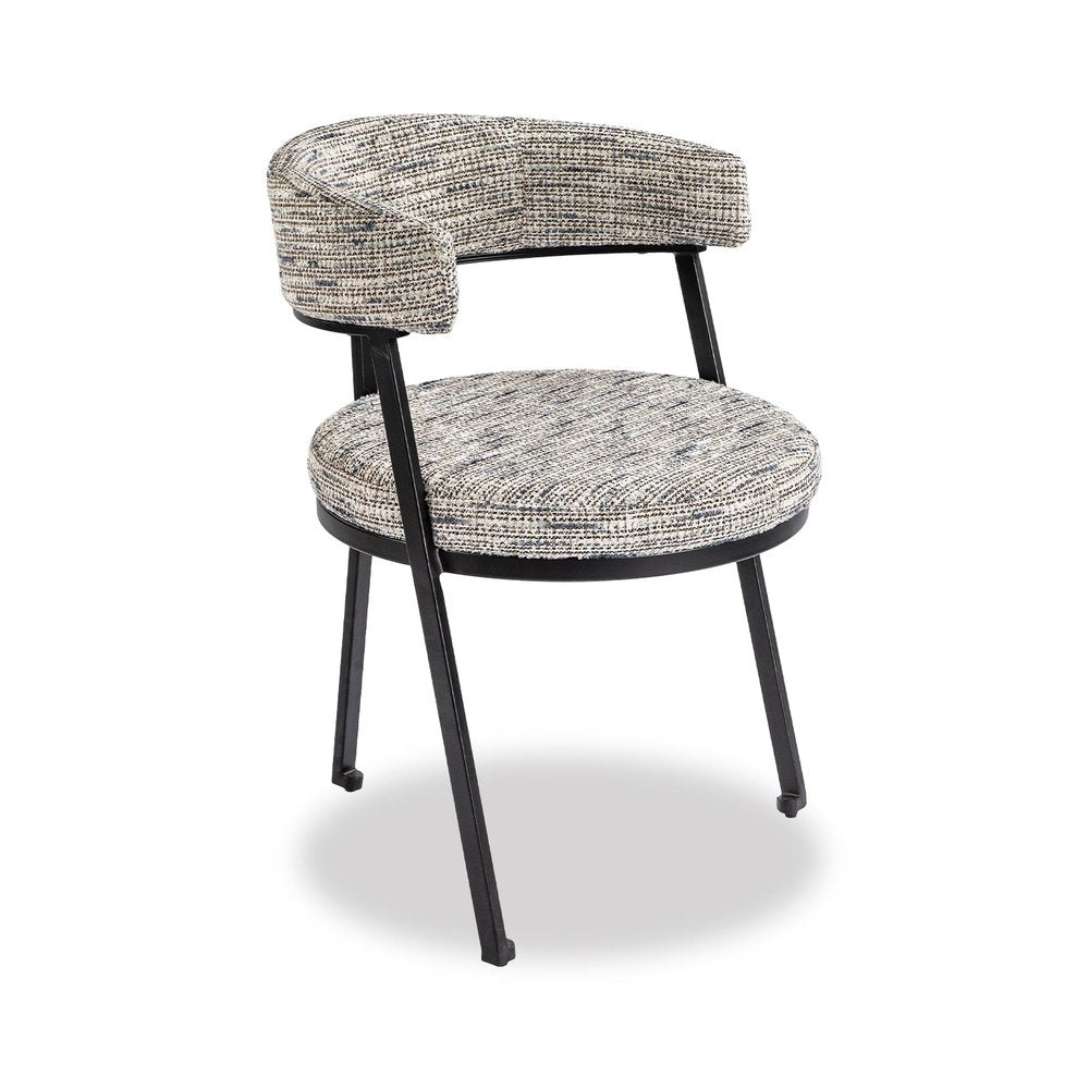 Product photograph of Liang Eimil Bonnet Dining Chair - Sherpa Grey from Olivia's.