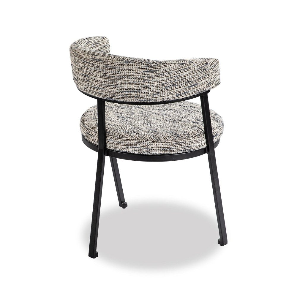 Product photograph of Liang Eimil Bonnet Dining Chair - Sherpa Grey from Olivia's.
