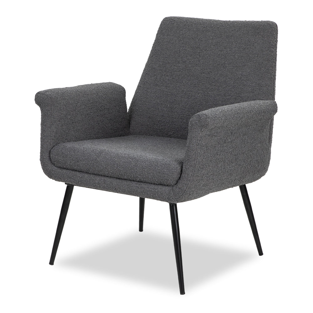 Product photograph of Liang Eimil Fiore Occasional Chair - Boucle Grey from Olivia's