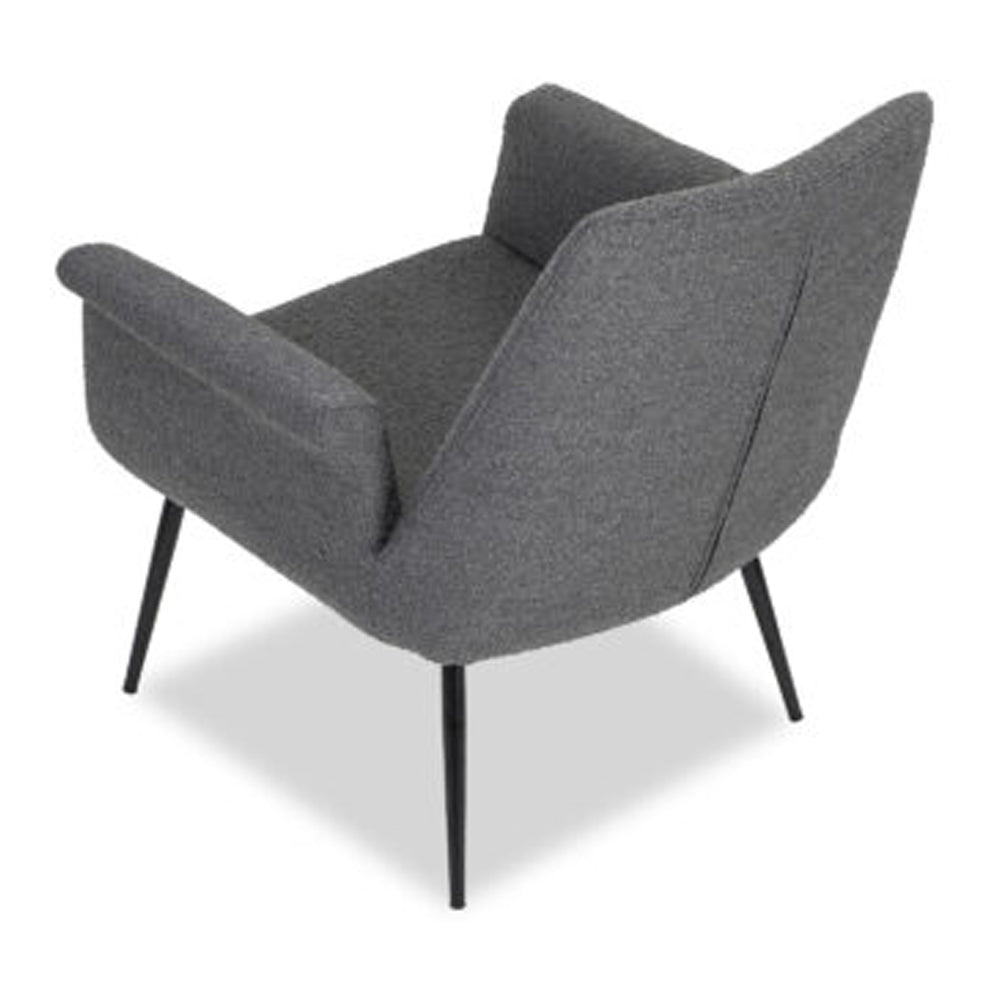 Product photograph of Liang Eimil Fiore Occasional Chair - Boucle Grey from Olivia's.