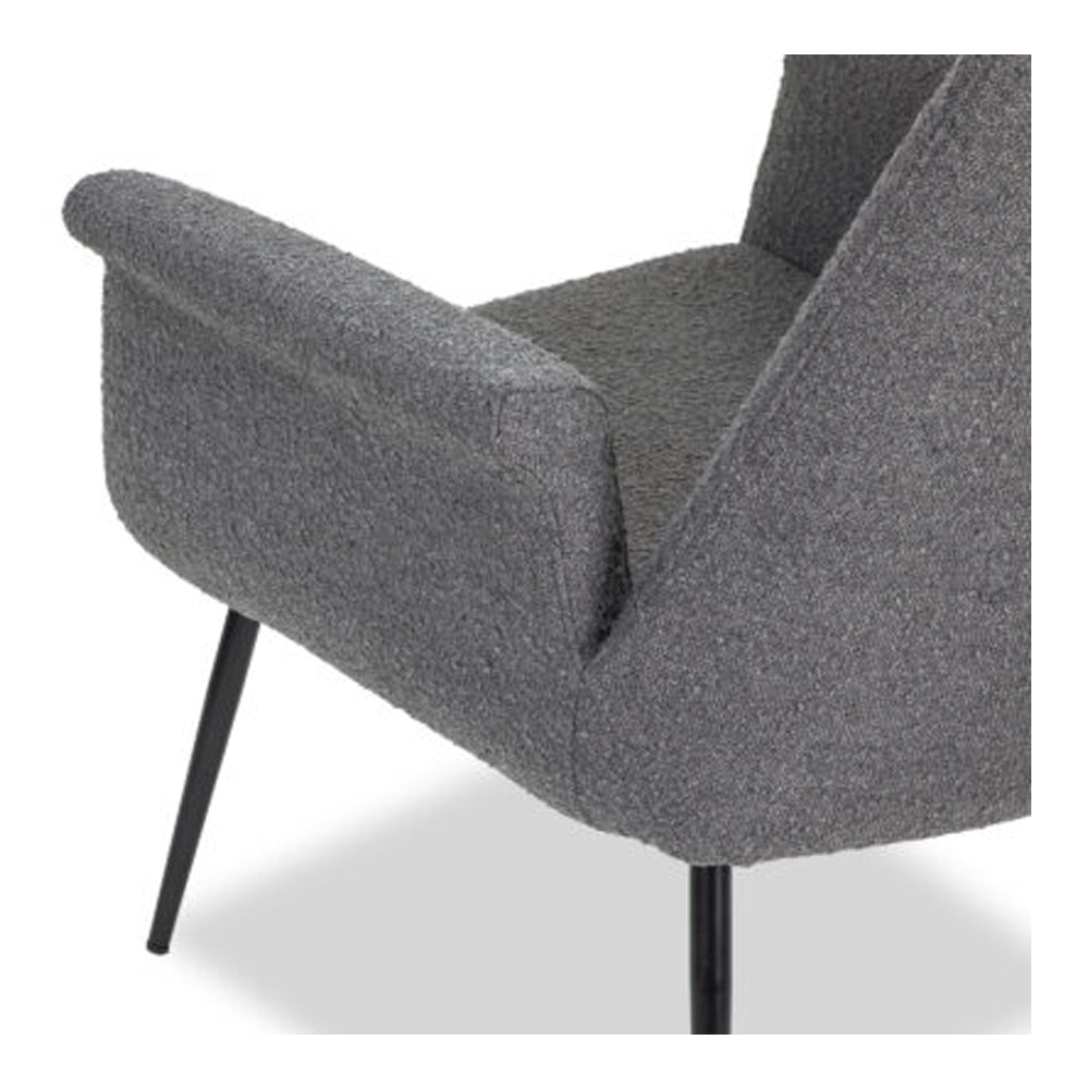 Product photograph of Liang Eimil Fiore Occasional Chair - Boucle Grey from Olivia's.