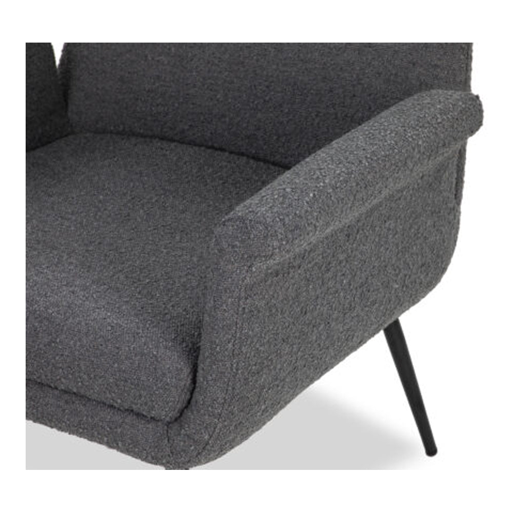 Product photograph of Liang Eimil Fiore Occasional Chair - Boucle Grey from Olivia's.