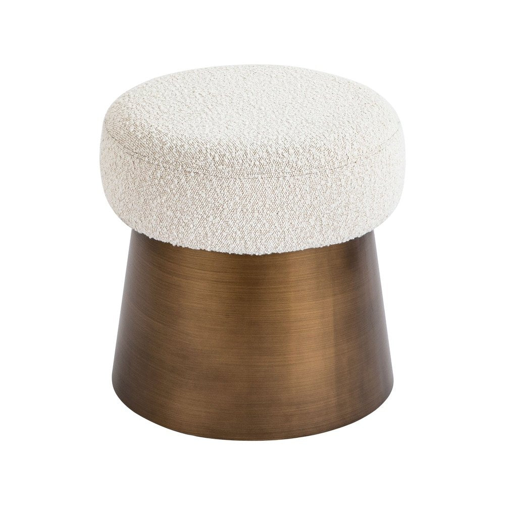 Product photograph of Liang Eimil Cyrus Stool - Boucle Sand from Olivia's.