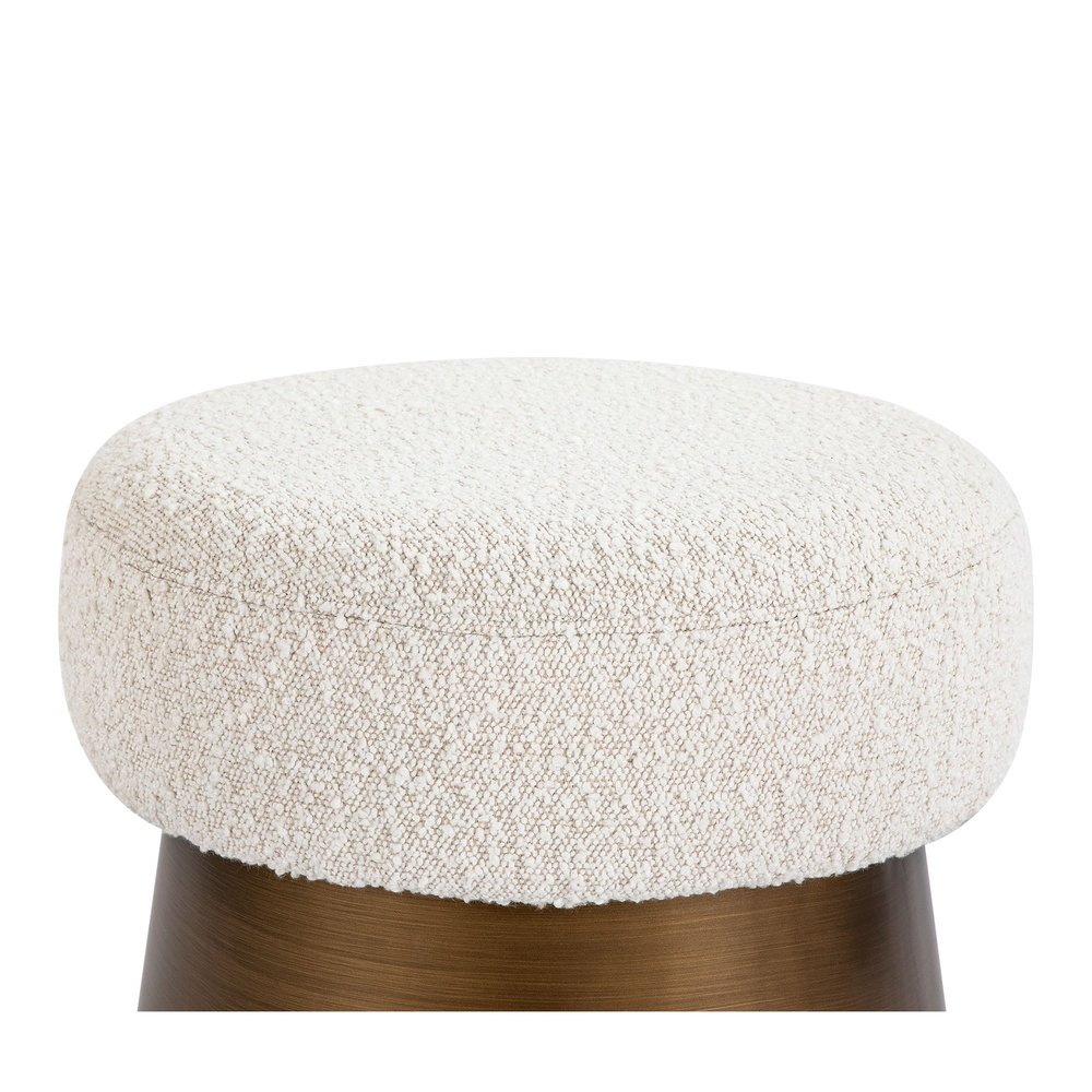 Product photograph of Liang Eimil Cyrus Stool - Boucle Sand from Olivia's.