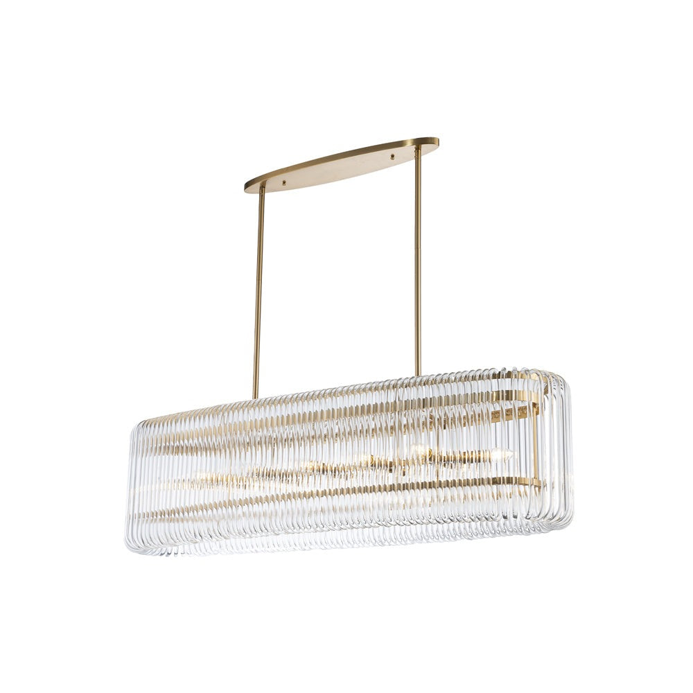 Liang Eimil Metropolitan Pendant Light Antique Brass