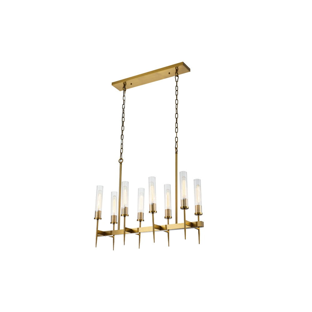 Product photograph of Liang Eimil Tilda Pendant Light Brass Finish from Olivia's