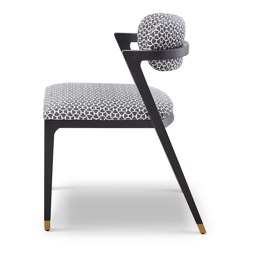 Product photograph of Liang Eimil Greta Dining Chair Clover Grey from Olivia's.