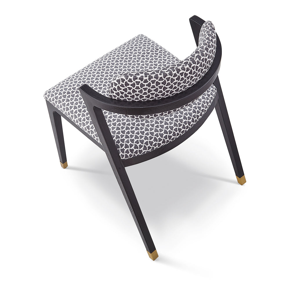 Product photograph of Liang Eimil Greta Dining Chair Clover Grey from Olivia's.