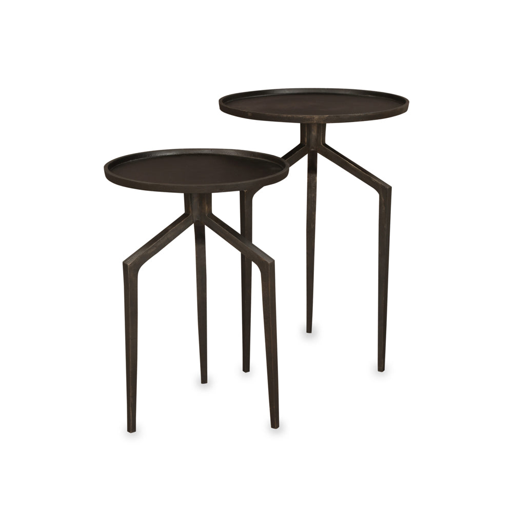 Product photograph of Liang Eimil Spider Side Table - Set Of 2 from Olivia's.