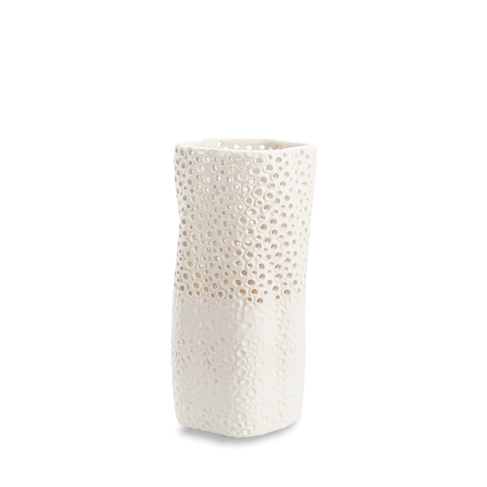 Product photograph of Liang Eimil Mell White Vase from Olivia's