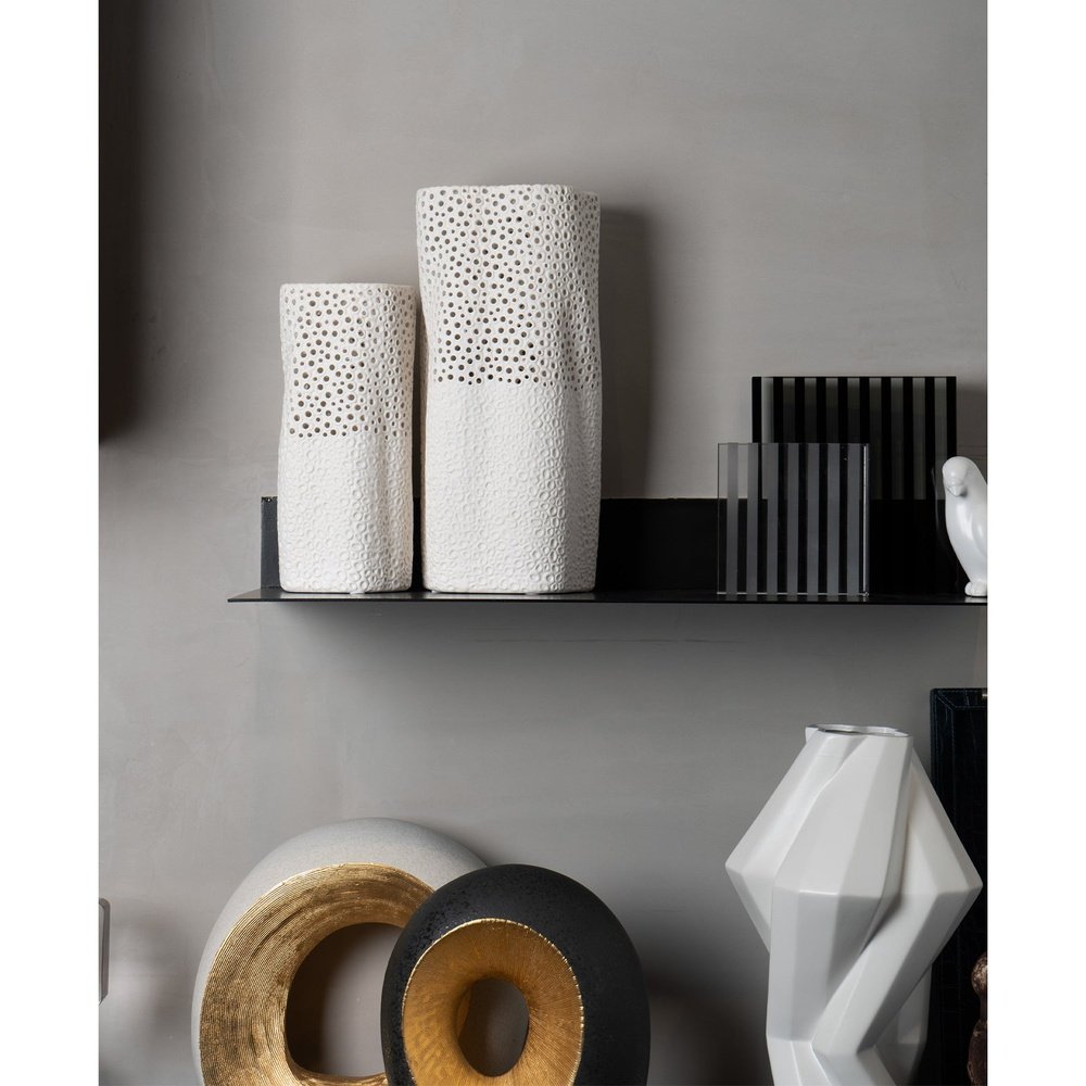 Product photograph of Liang Eimil Mell White Vase from Olivia's.