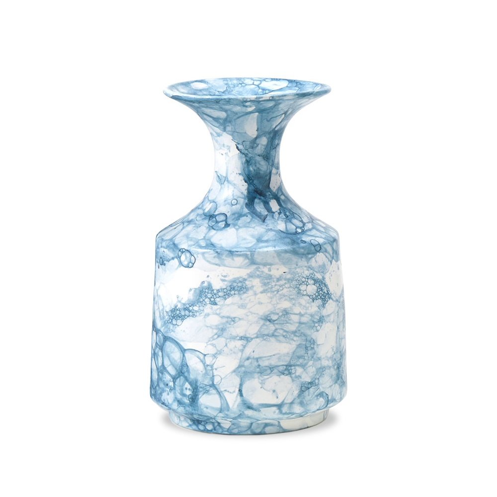 Liang And Eimil Serena Ceramic Vase In Blue And White