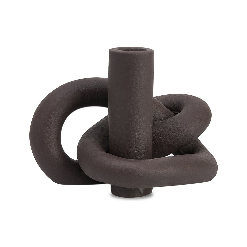 Product photograph of Liang And Eimil Medusa Candle Stick Holder In Earth Brown from Olivia's