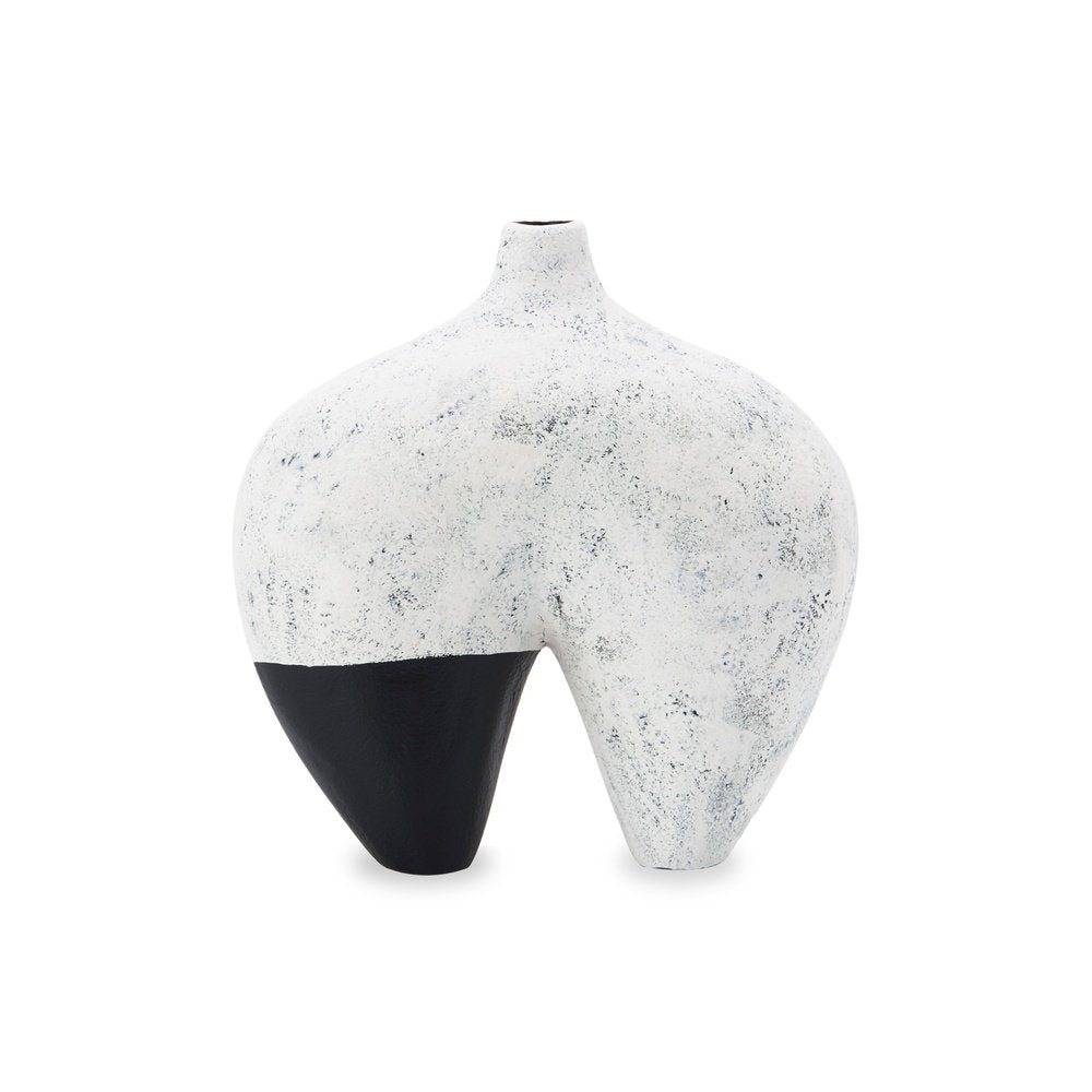 Liang And Eimil Caderas Ceramic Vase In Black And White