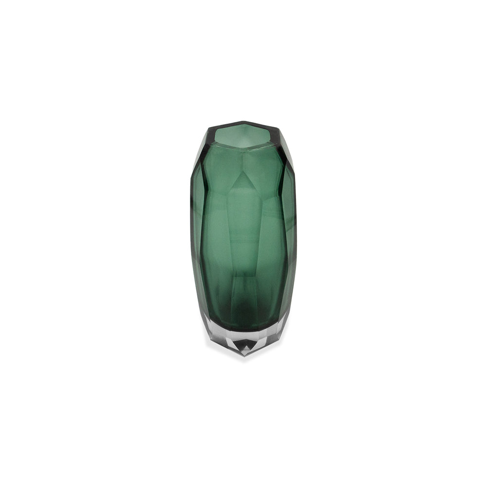 Liang Eimil Emerald Glass Vase Green Medium