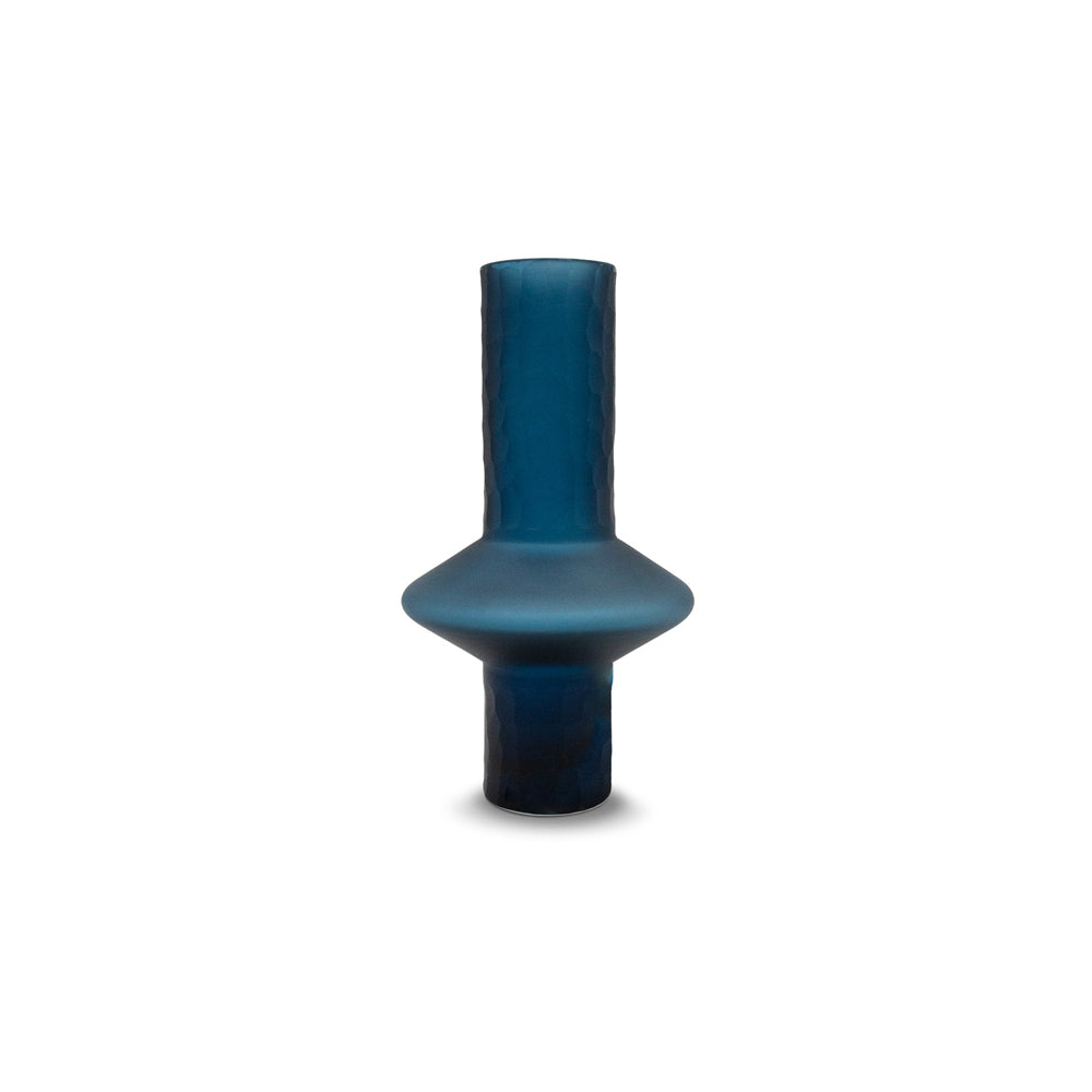 Product photograph of Liang Eimil Rei Glass Vase Blue Small from Olivia's.