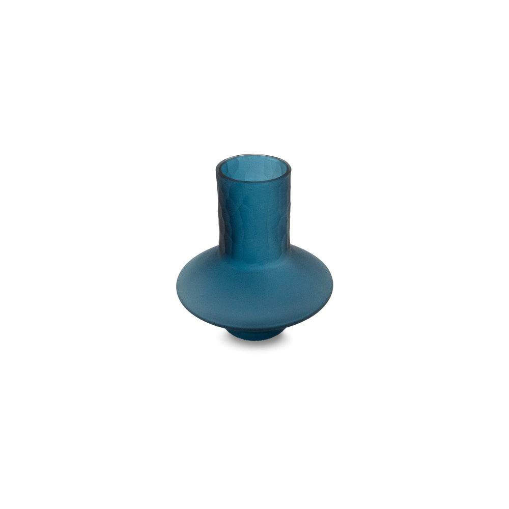 Product photograph of Liang Eimil Rei Glass Vase Blue Large from Olivia's.