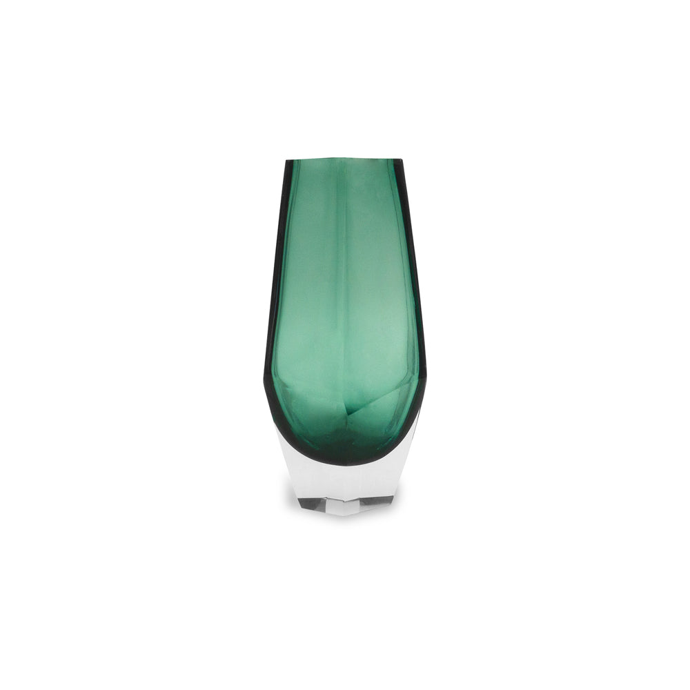 Product photograph of Liang Eimil Wiley Glass Vase Green Large from Olivia's.