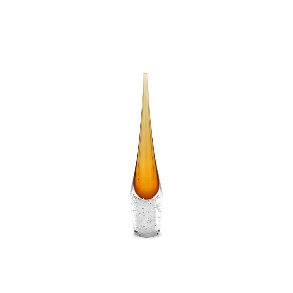 Product photograph of Liang Eimil Ellis Crystal Amber Vase Large from Olivia's