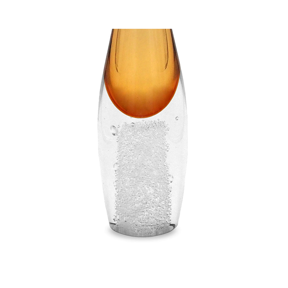 Product photograph of Liang Eimil Ellis Crystal Amber Vase Small from Olivia's.
