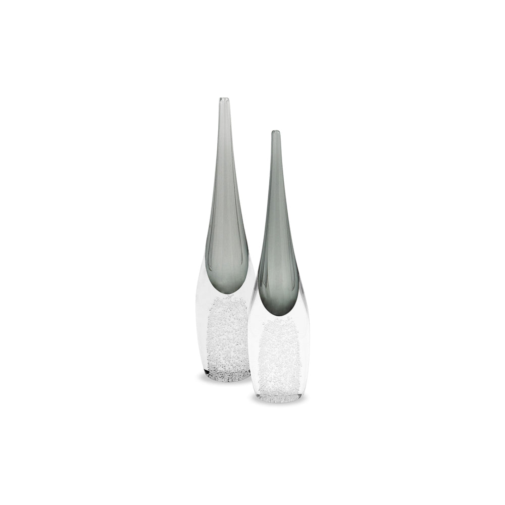 Product photograph of Liang Eimil Ellis Crystal Grey Vase Small from Olivia's.