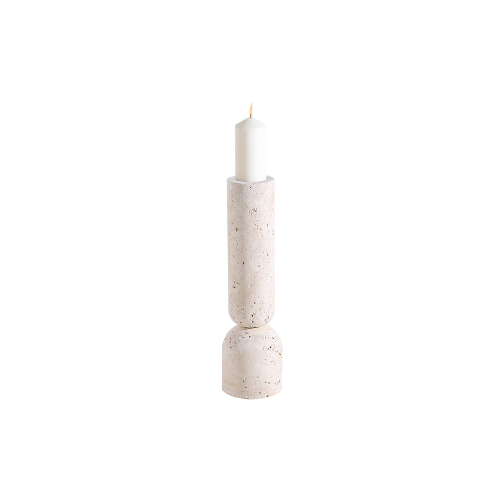 Product photograph of Liang Eimil Lewes Marble Candle Holder Large from Olivia's.