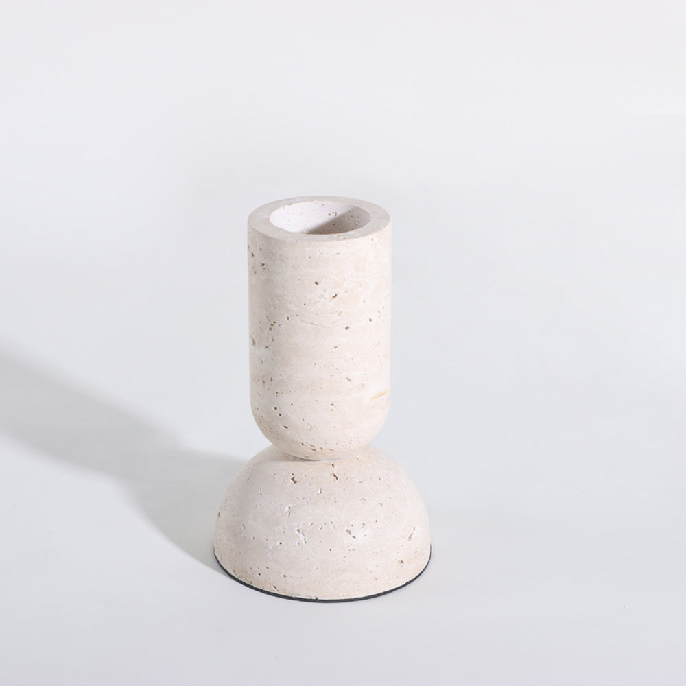 Product photograph of Liang Eimil Lewes Marble Candle Holder Large from Olivia's.