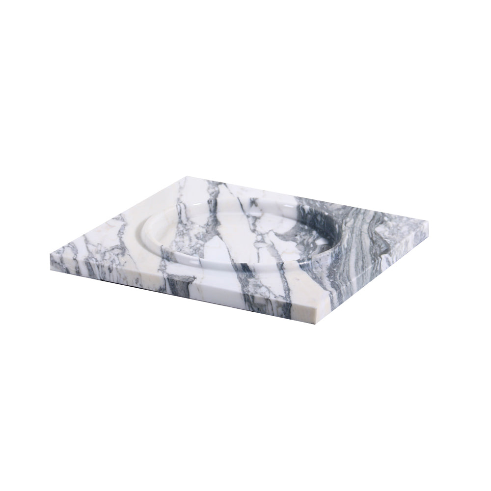 Product photograph of Liang Eimil Campo White Marble Tray from Olivia's