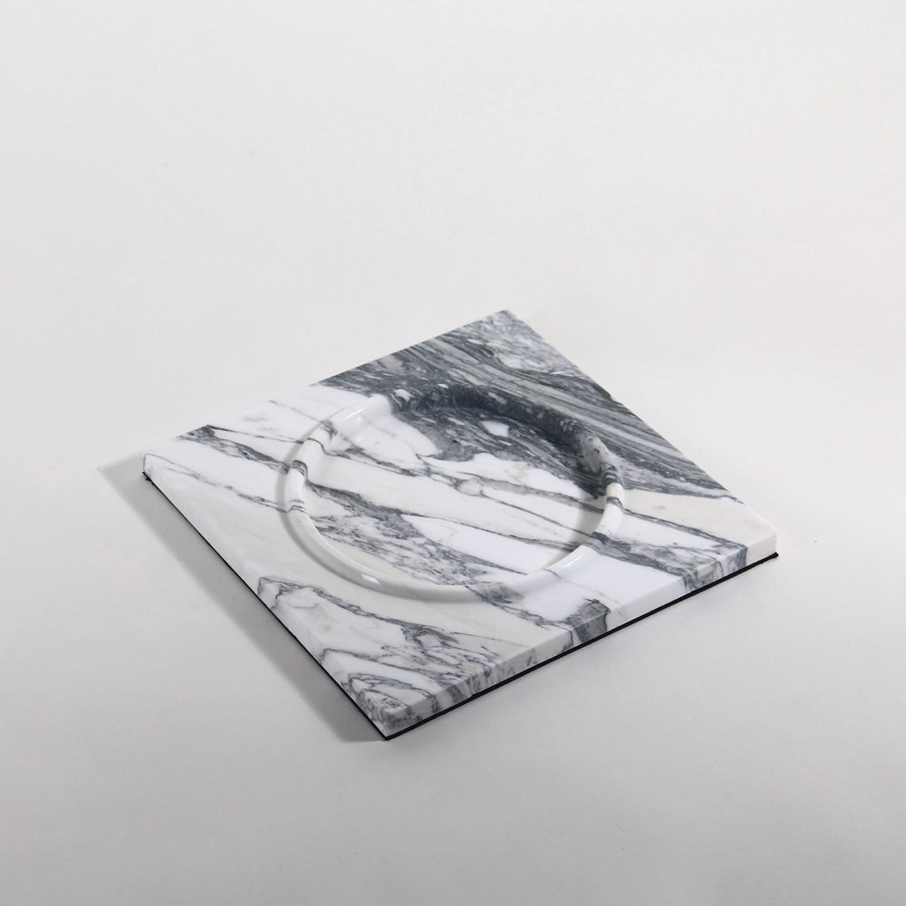 Product photograph of Liang Eimil Campo White Marble Tray from Olivia's.