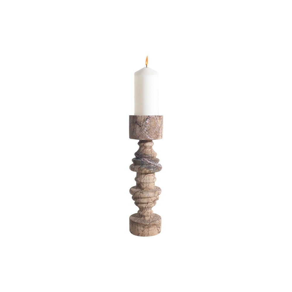 Product photograph of Liang Eimil Elm Marble Candle Holder from Olivia's
