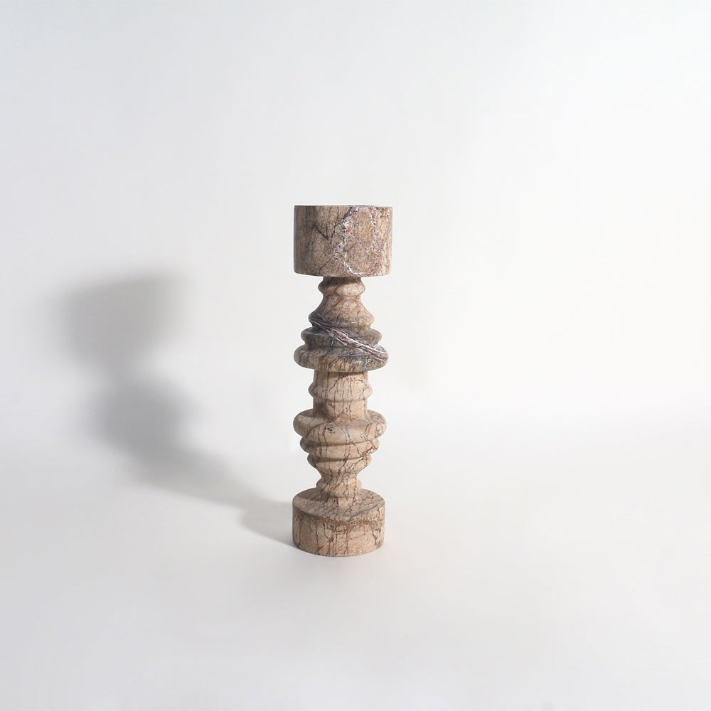 Product photograph of Liang Eimil Elm Marble Candle Holder from Olivia's.