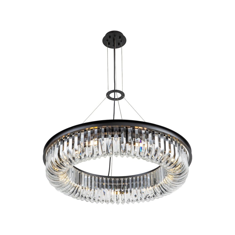 Product photograph of Liang Eimil Nimbus Pendant Lamp - Matt Black from Olivia's