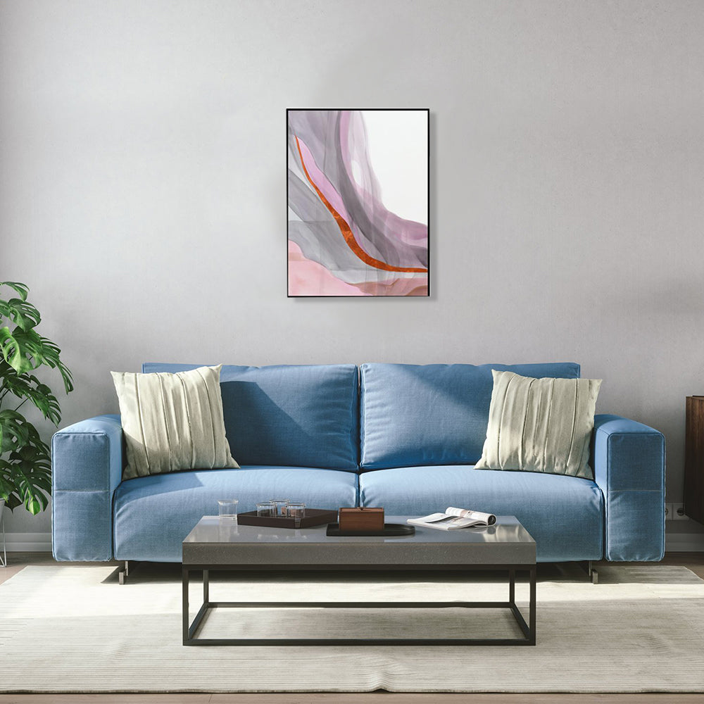 Product photograph of Liang Eimil Geo Oil On Canvas Painting from Olivia's.