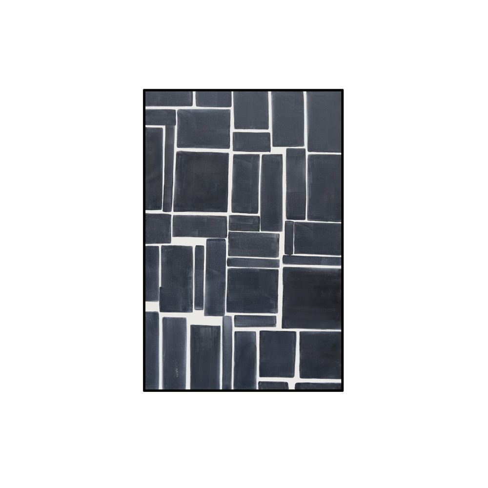 Product photograph of Liang Eimil Block Wall Art Black from Olivia's