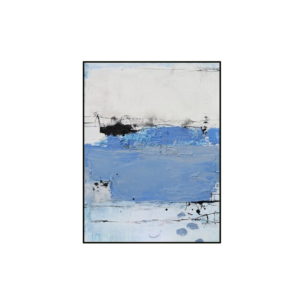 Product photograph of Liang Eimil River Flows Wall Art Blue from Olivia's