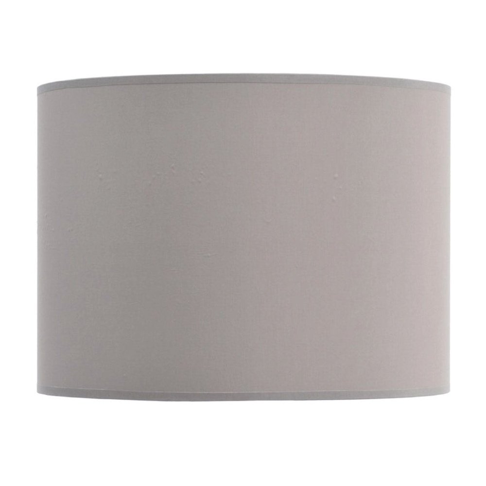 Product photograph of Libra Luxurious Glamour Collection - Lined Drum 14 Lampshade Taupe And Champagne from Olivia's