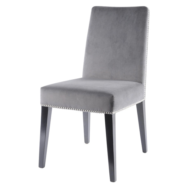 Product photograph of Libra Midnight Mayfair Collection - Mayfair Pearl Dining Chair Smoked from Olivia's