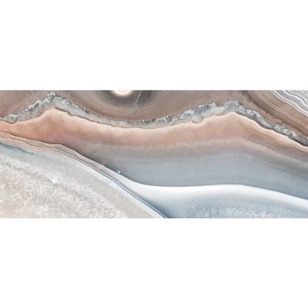 Product photograph of Libra Calm Neutral Collection - Soft Agate Glass Wall Art Pink And Blue from Olivia's