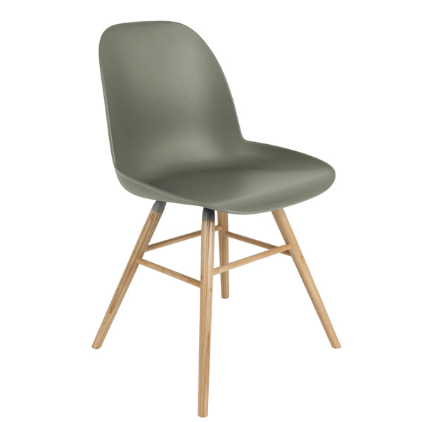 Product photograph of Zuiver Set Of 2 Albert Kuip Dining Chairs Green from Olivia's