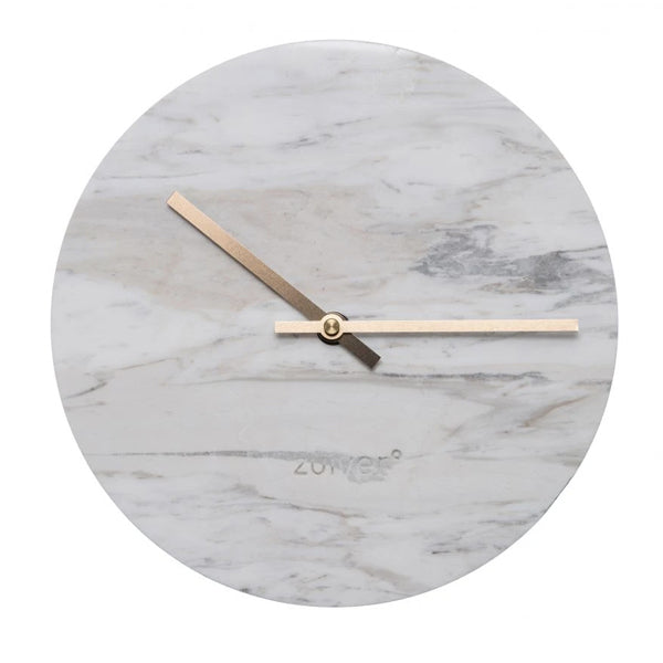 Zuiver Clock Time Marble White